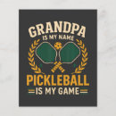 Search for grandads flyers Funny pickleball
