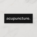 Search for acupuncture business cards Alternative medicine