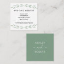 Search for sage square wedding invitations Leaf