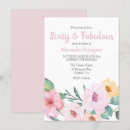 Search for cute 60th invitations Pink