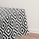Search for black diamond tablecloths Geometric