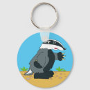 Search for badger key rings Cartoon