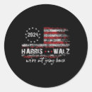 Search for re elect stickers Kamala for president