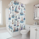 Search for sailboat shower curtains Watercolor