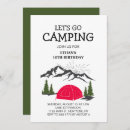 Search for outdoor adventure party invitations Boy