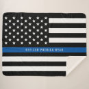 Search for police blankets Thin blue line