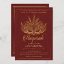 Search for maroon quinceanera invitations Elegant