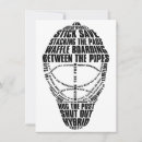 Search for mask party invitations Typography