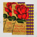 Search for beauty and the beast invitations Gold