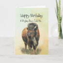 Search for buffalo birthday cards Bison