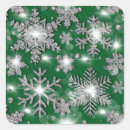 Search for green snowflake stickers North pole