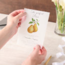 Search for perfect pear invitations Elegant
