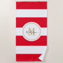 Search for red white striped beach towels Modern