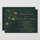 Search for snowflakes rehearsal dinner invitations Gold