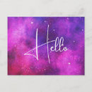 Search for purple star postcards Outer space