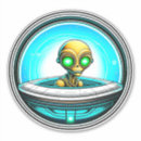 Search for ufo cartoon stickers Outer space