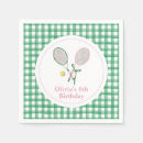 Search for tennis napkins Birthday