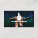 Search for light bulb business cards Professional