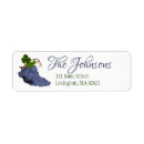 Search for grapes return address labels Purple