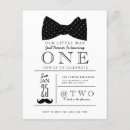 Search for bow tie 1st birthday invitations Moustache