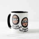 Search for chocolate addict mugs Funny