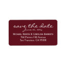 Search for elegant save the date return address labels Simple