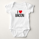 Search for bacon baby bodysuits Pig