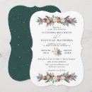 Search for holly and berries invitations Rustic