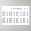 Search for nautical wedding seating charts Navy