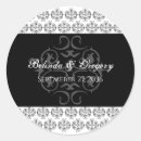Search for black damask stickers Vintage