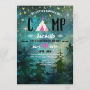 Search for wilderness birthday invitations Glamping
