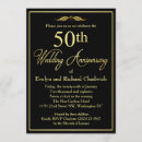 Search for golden wedding anniversary invitations Chic