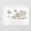 Search for palm tree bridal shower invitations Modern elegant