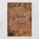 Search for lock and key party invitations Vintage