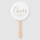 Search for wedding invitations for hand fans Black and white