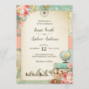 Search for travel wedding invitations Map