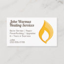 Search for heating business cards Modern