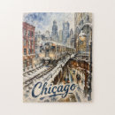 Search for watercolor puzzles Winter