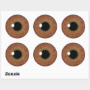 Search for brown eyes stickers Eyeball