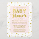 Search for confetti baby shower invitations Blush pink