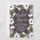 Search for lilac bridal shower invitations Rustic