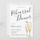 Search for toast rehearsal dinner invitations Champagne