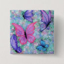 Search for purple butterfly badges Watercolor