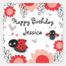 Search for first birthday ladybug stickers Cute