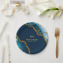 Search for geode paper plates Gold glitter