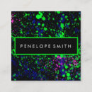 Search for black makeup artist business cards Retro