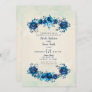 Search for indigo wedding invitations Roses