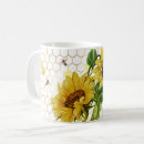 Search for sunflower bee mugs Honeycomb