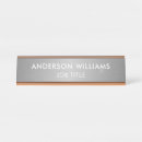 Search for grey name plates Contemporary