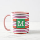 Search for mongram mugs Pink